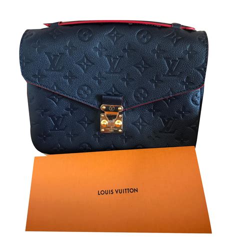 louis vuitton bag navy blue with red|Louis Vuitton wallet blue.